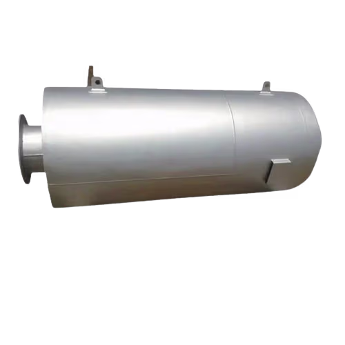Industrial Diesel Generator Exhaust Silencer 2000 kVA - Main View - Bhavani Engineering Ahmedabad